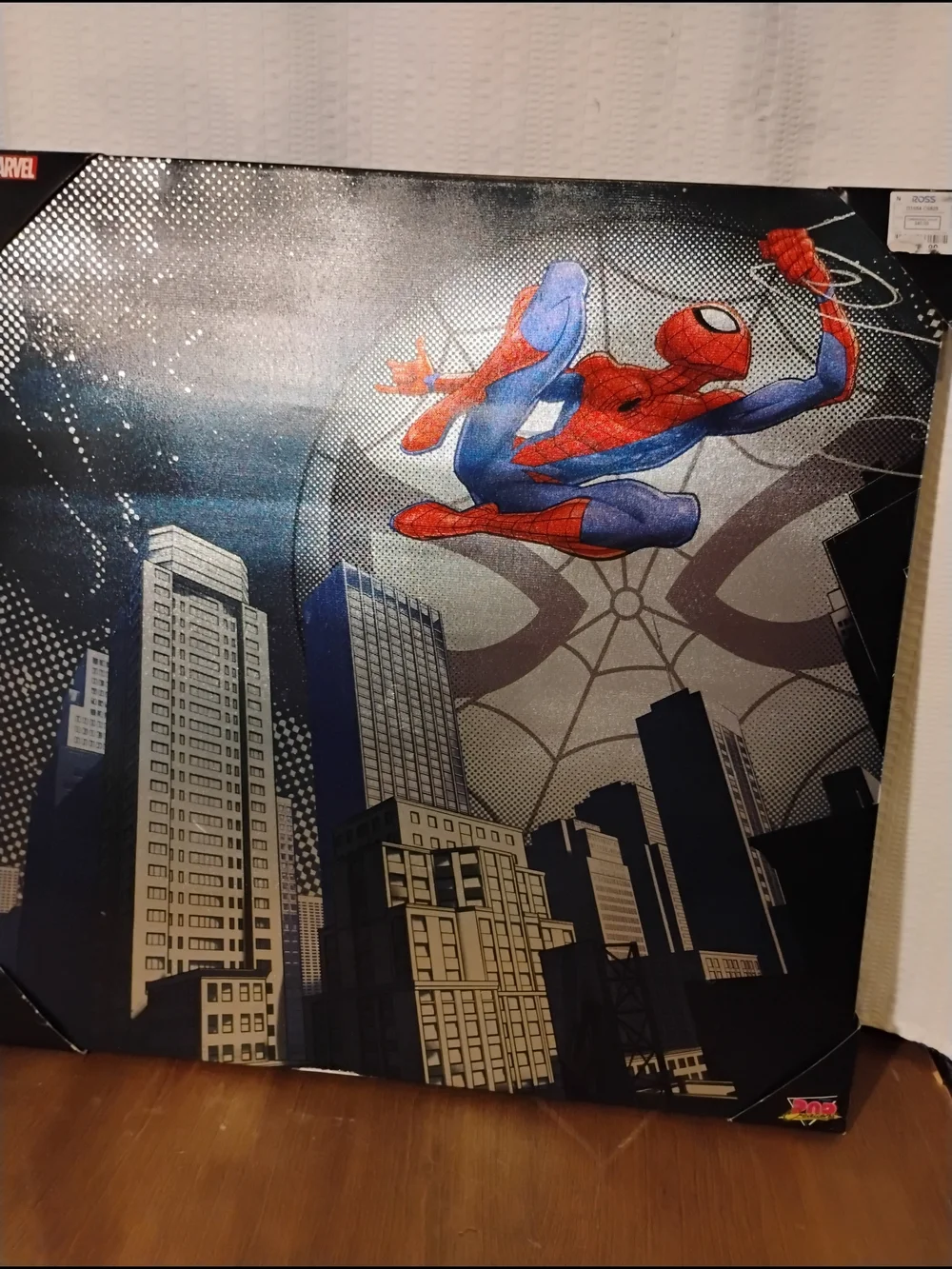 Marvel Spider-Man Red & Blue Wall Art Canvas - Superhero Home Decor